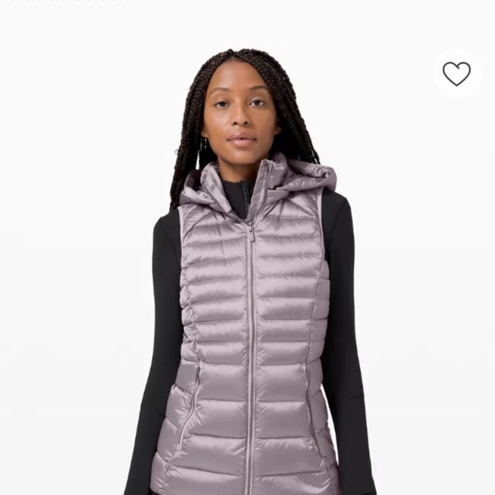 Lululemon Brave the Cold Vest Grey Size 10